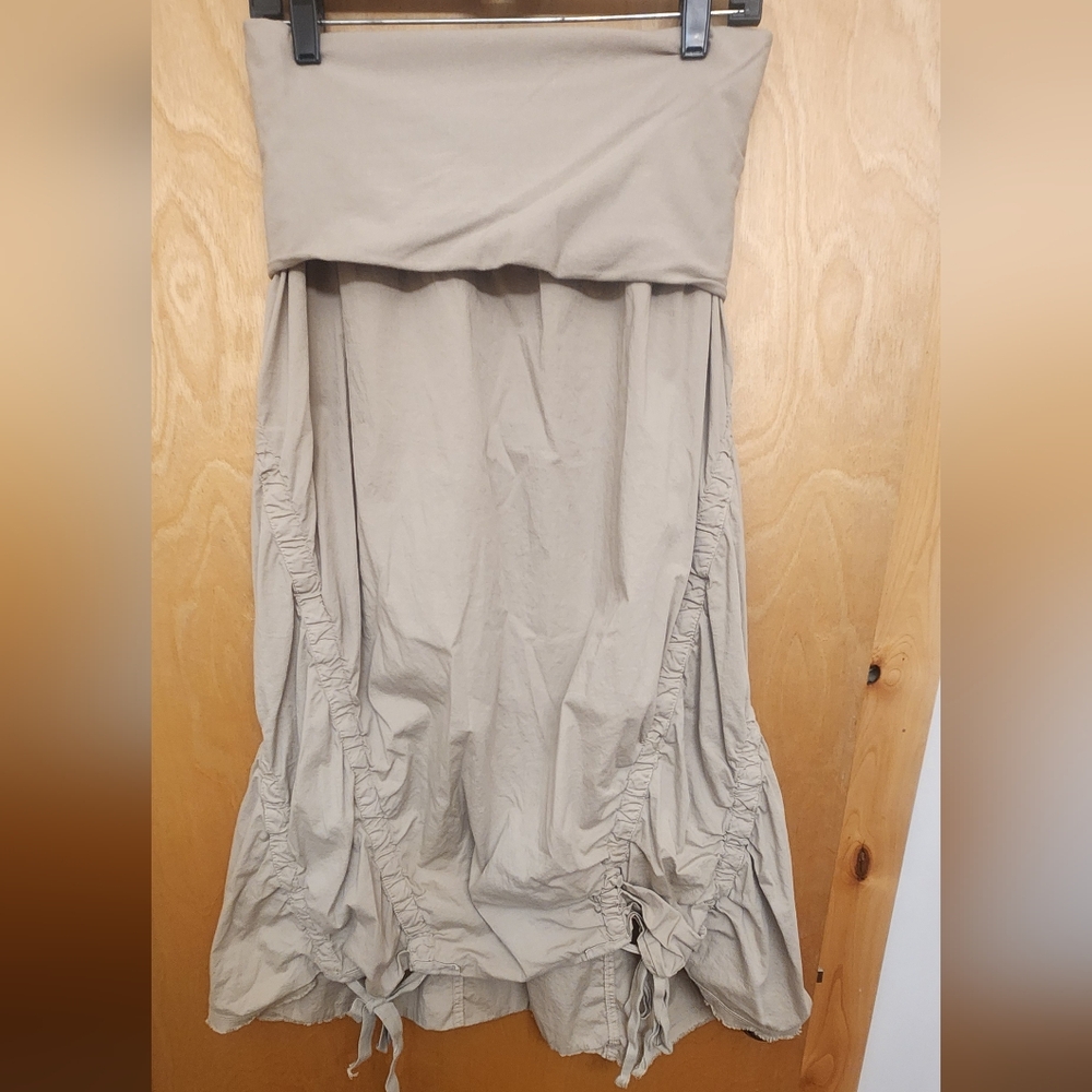 XCVI khaki/tan skirt, size M